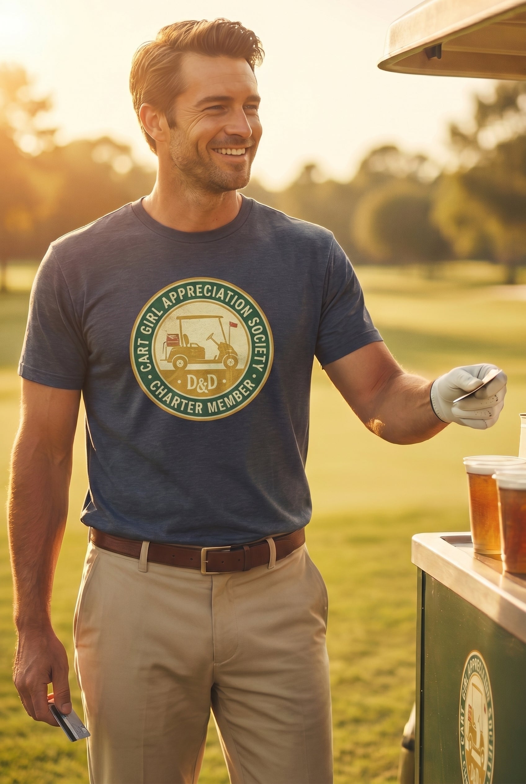 Cart Girl Appreciation Society Tee — Vintage Tribute Badge