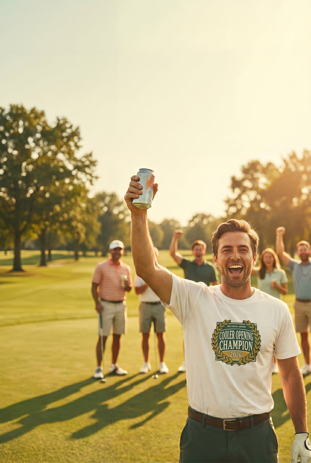 Cooler Opening Champion Tee - Vintage Fake Award