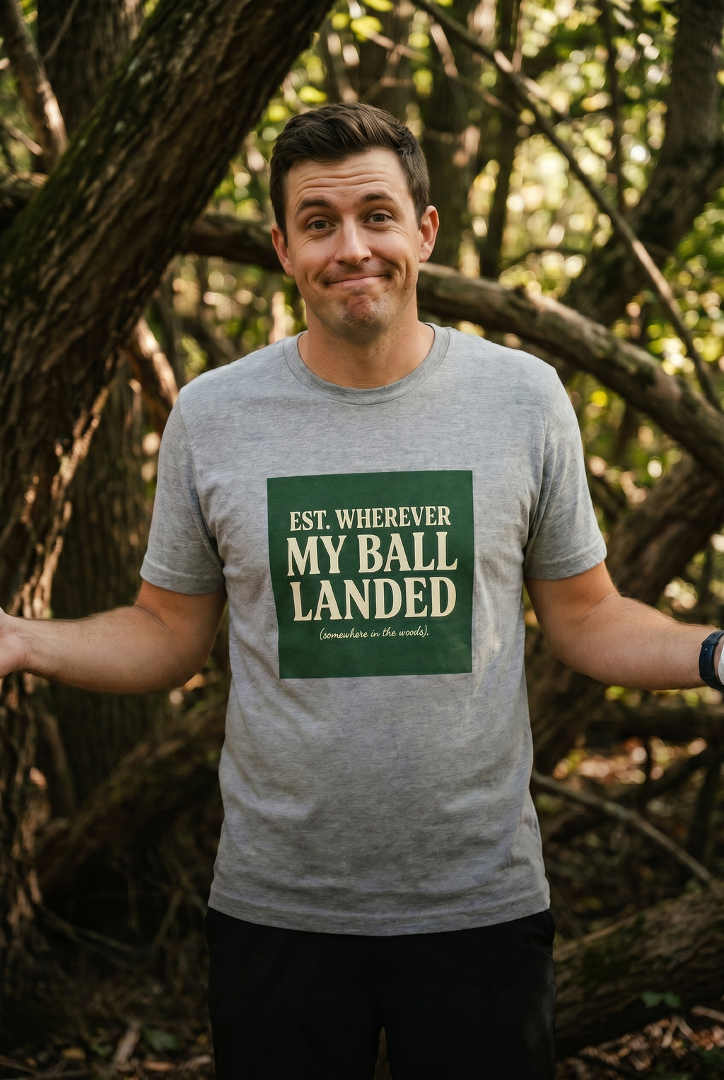 Est. Wherever My Ball Landed — OBC Vintage Golf Tee