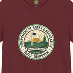 Parks & Rec Golf Division Badge Tee
