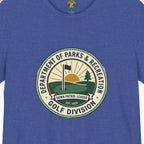 Parks & Rec Golf Division Badge Tee