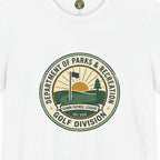 Parks & Rec Golf Division Badge Tee