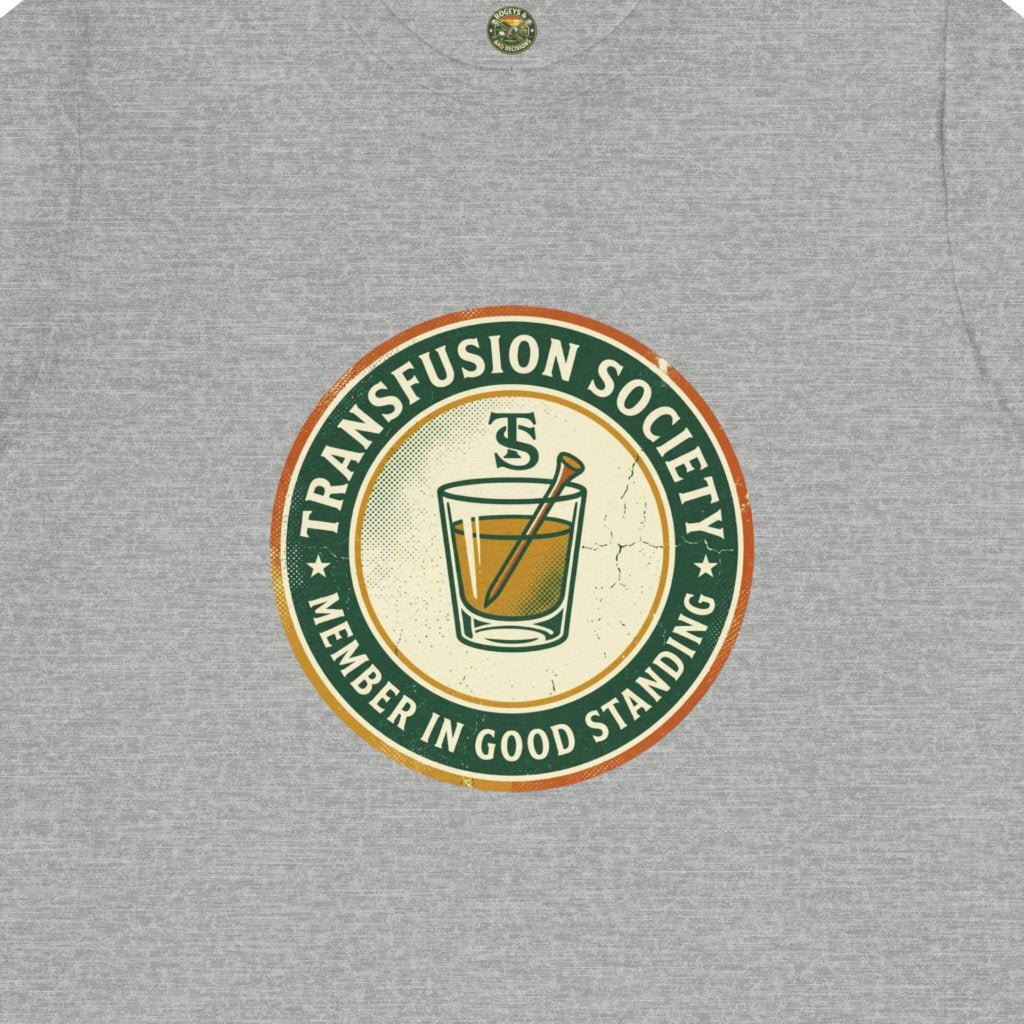 Transfusion Society Tee - Vintage Golf Cocktail Badge