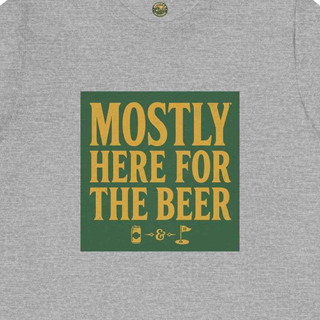 Mostly Here for the Beer - Vintage Golf Tee