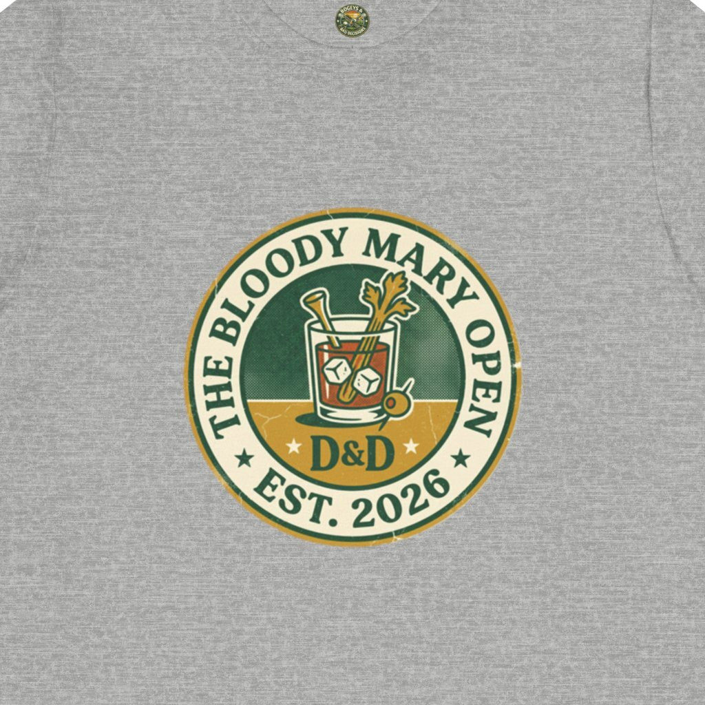 The Bloody Mary Open Tee — Vintage Morning Round Badge