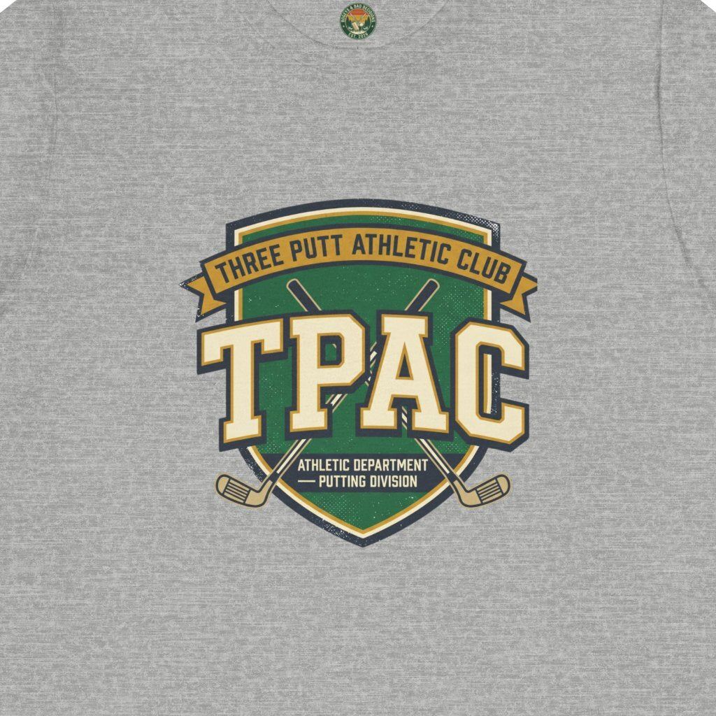 TPAC Athletic Dept Tee — Putting Division Crest