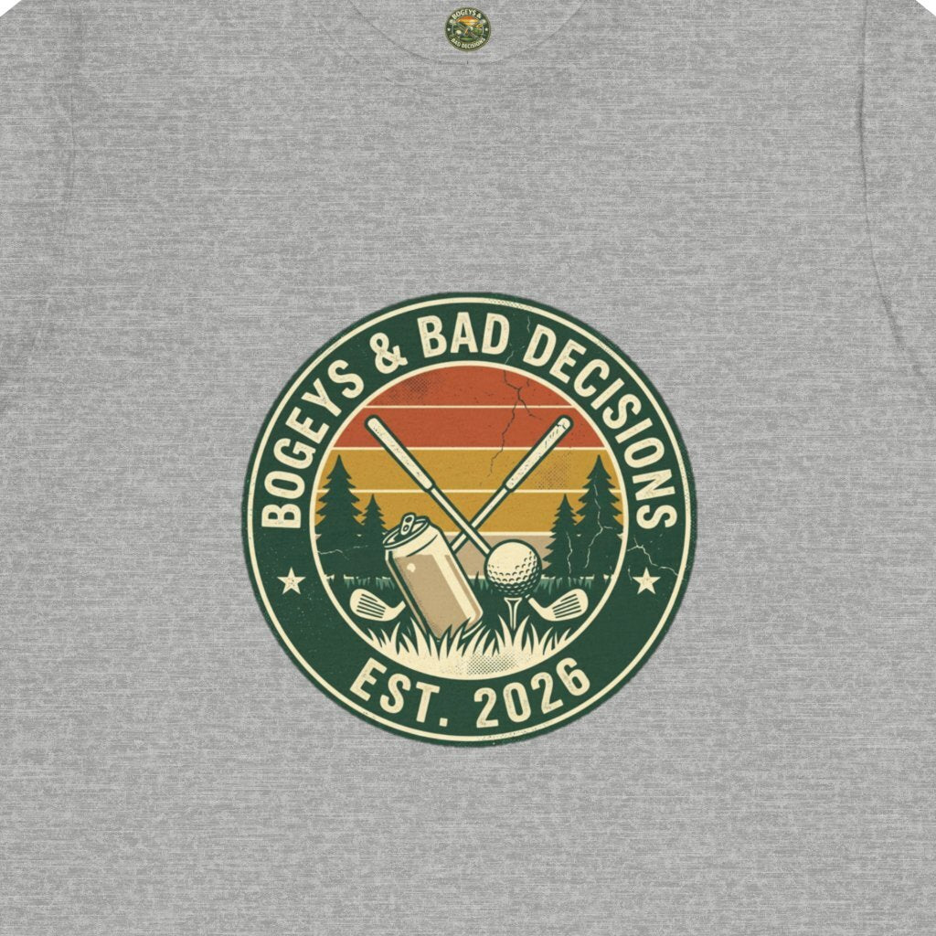 Bogeys & Bad Decisions Logo Tee