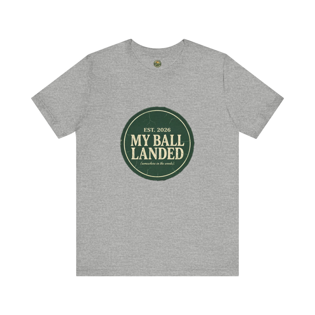 Out of Bounds Club Tee "My Ball Landed Somewhere in the Water" - Funny Golf Vintage Golf tshirt