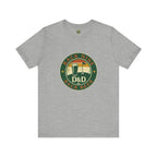 Back Nine Back Beer - Vintage Golf Sunset Badge Tee