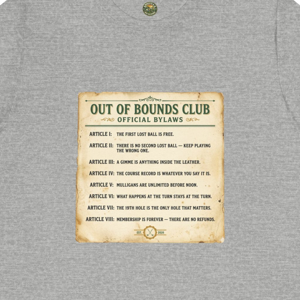 OBC Club Bylaws Tee — Vintage Fake Rulebook