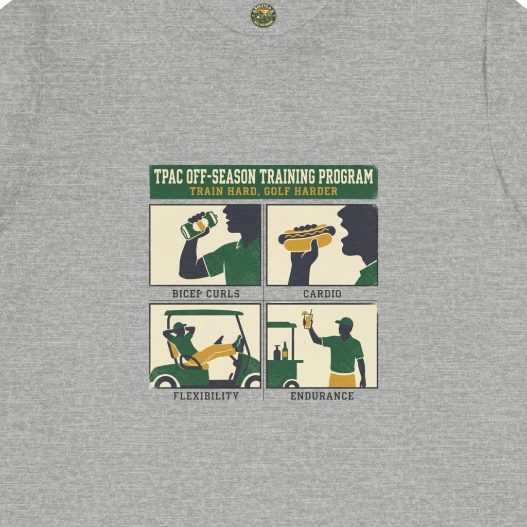 TPAC Off-Season Training tee - Vintage 4-Panel Workout Poster