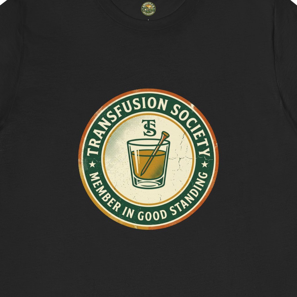 Transfusion Society Tee - Vintage Golf Cocktail Badge