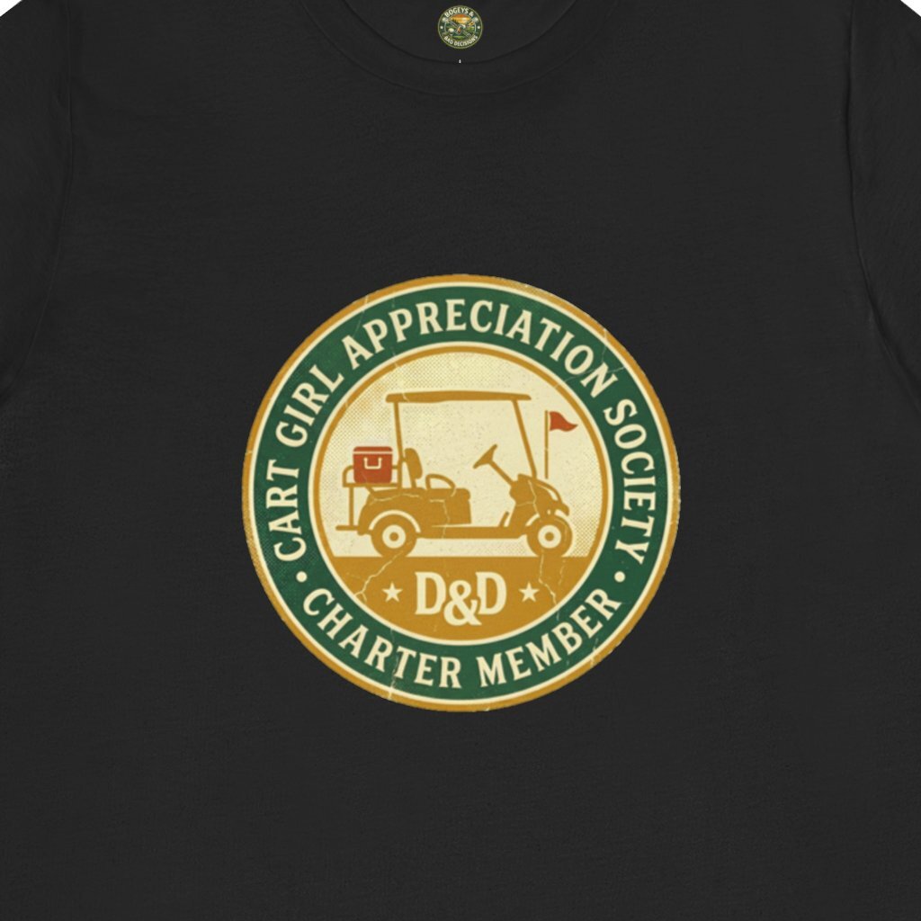 Cart Girl Appreciation Society Tee — Vintage Tribute Badge