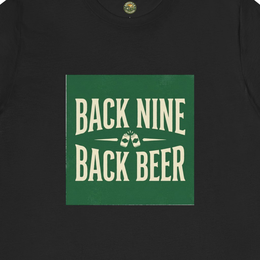 Back Nine, Back Beer - Vintage Golf Tee
