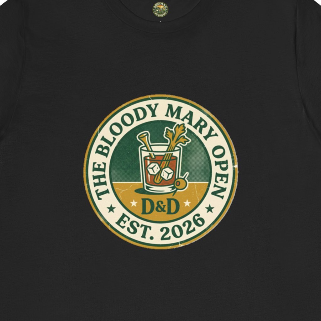 The Bloody Mary Open Tee — Vintage Morning Round Badge