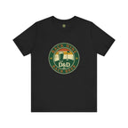 Back Nine Back Beer - Vintage Golf Sunset Badge Tee