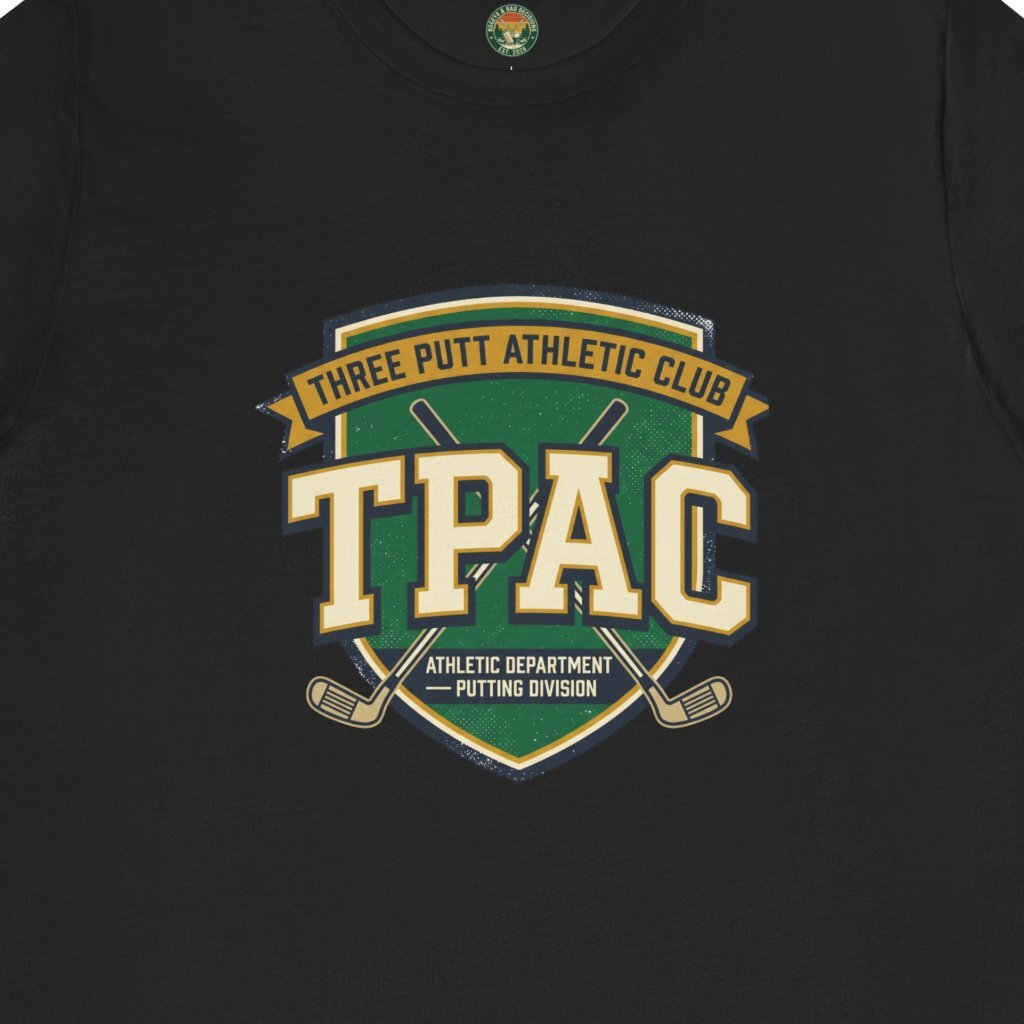 TPAC Athletic Dept Tee — Putting Division Crest
