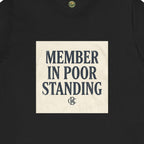 OBC Member In Poor Standing - Vintage Typography