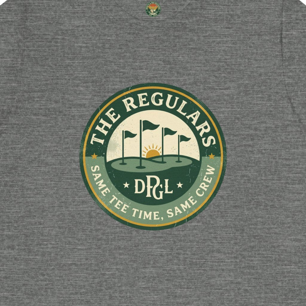 The Regulars Tee — Same Foursome Member Badge