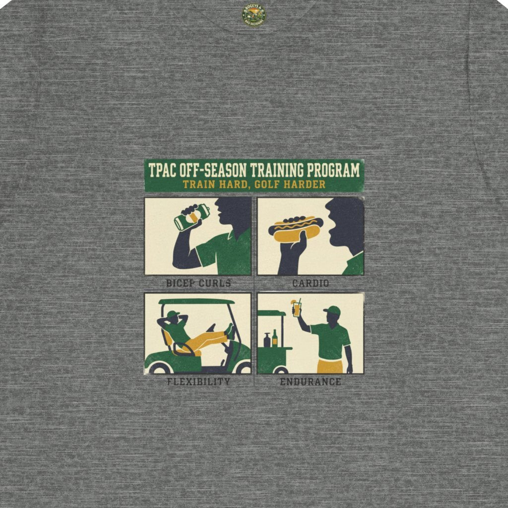 TPAC Off-Season Training tee - Vintage 4-Panel Workout Poster