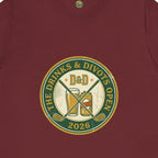 Drinks & Divots Open Badge Tee