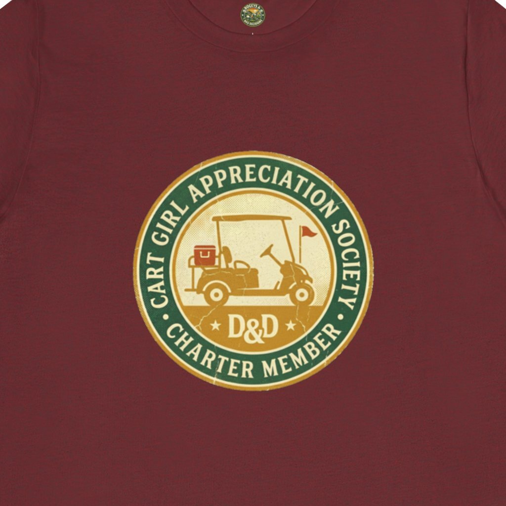 Cart Girl Appreciation Society Tee — Vintage Tribute Badge
