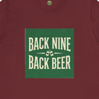 Back Nine, Back Beer - Vintage Golf Tee