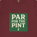 Par For The Pint - Green Label Vintage Golf & Beer Tee