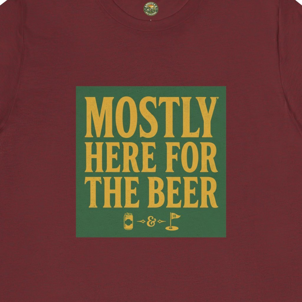 Mostly Here for the Beer - Vintage Golf Tee