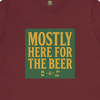 Mostly Here for the Beer - Vintage Golf Tee