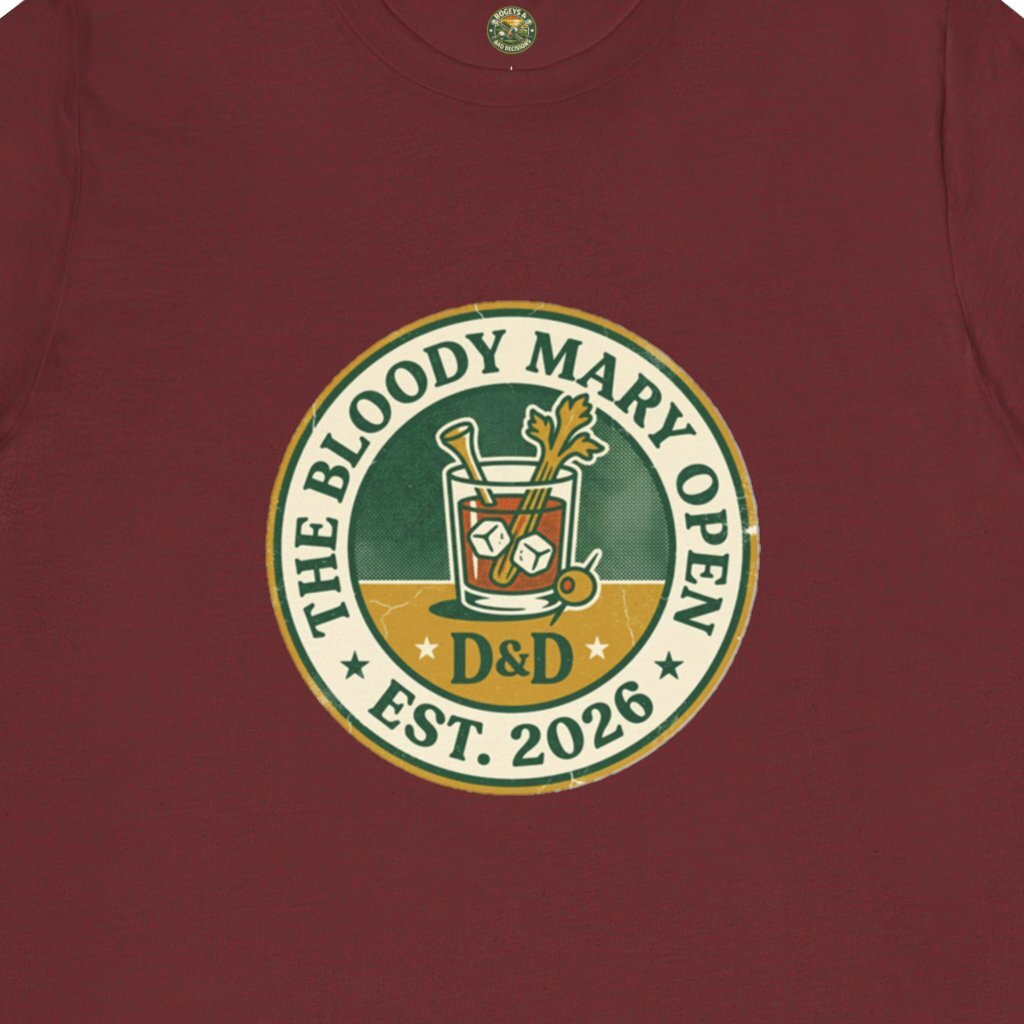The Bloody Mary Open Tee — Vintage Morning Round Badge