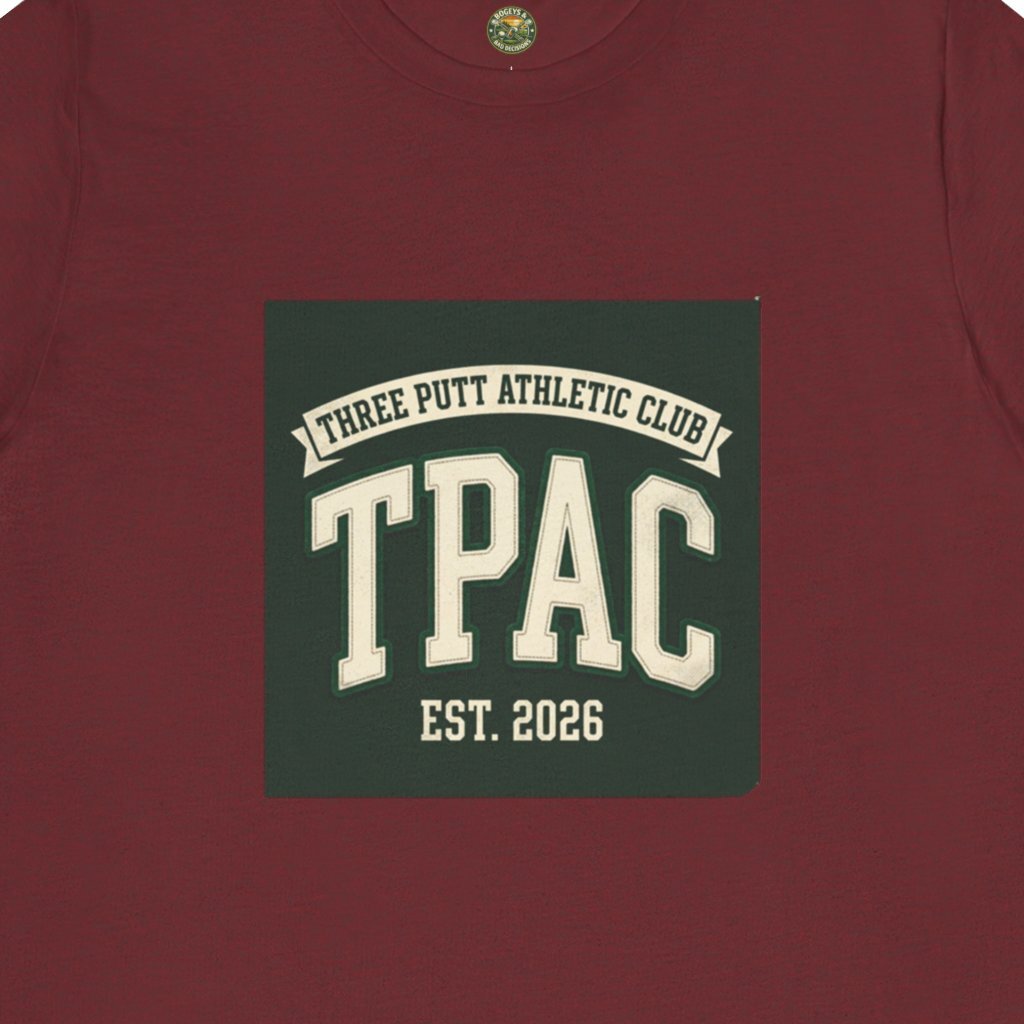 TPAC Varsity Monogram Tee - Three Putt Athletic Club