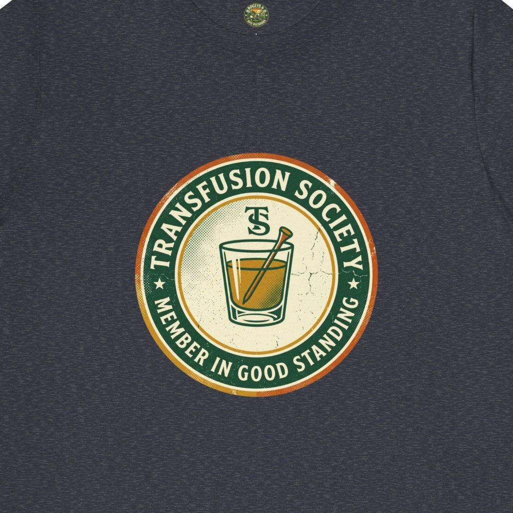 Transfusion Society Tee - Vintage Golf Cocktail Badge