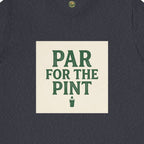 Par For The Pint — Vintage Cream Golf & Beer Tee