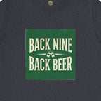 Back Nine, Back Beer - Vintage Golf Tee