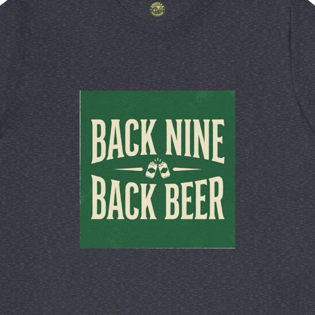 Back Nine, Back Beer - Vintage Golf Tee