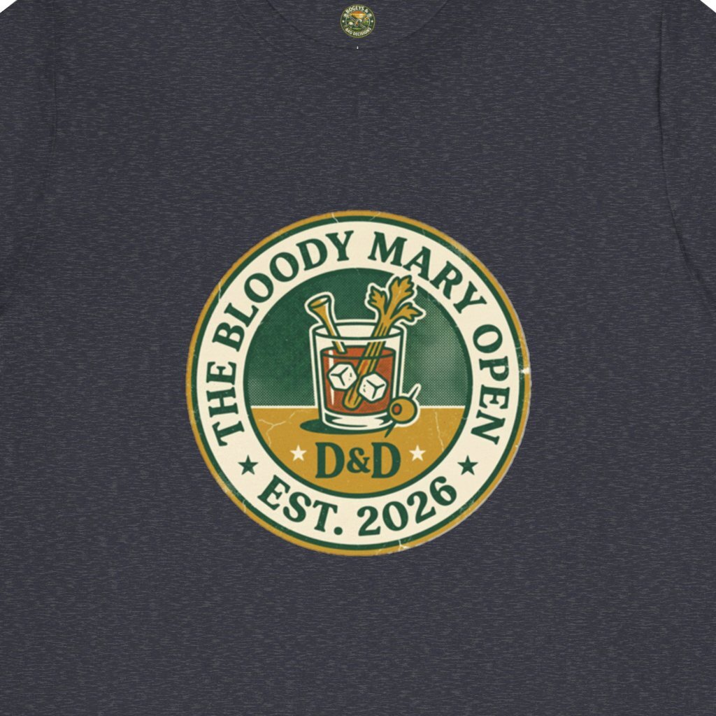 The Bloody Mary Open Tee — Vintage Morning Round Badge