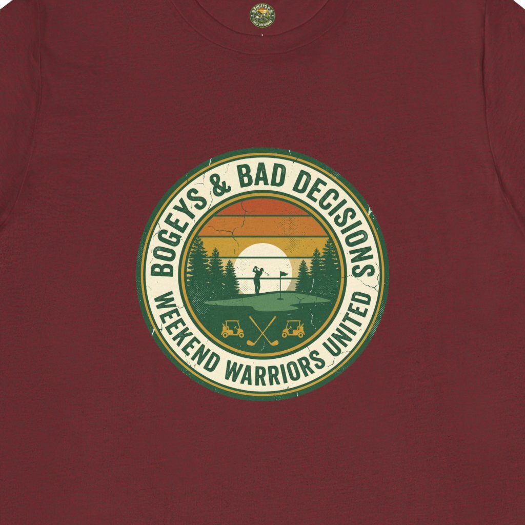 B&BD Weekend Warriors Sunset Badge Tee