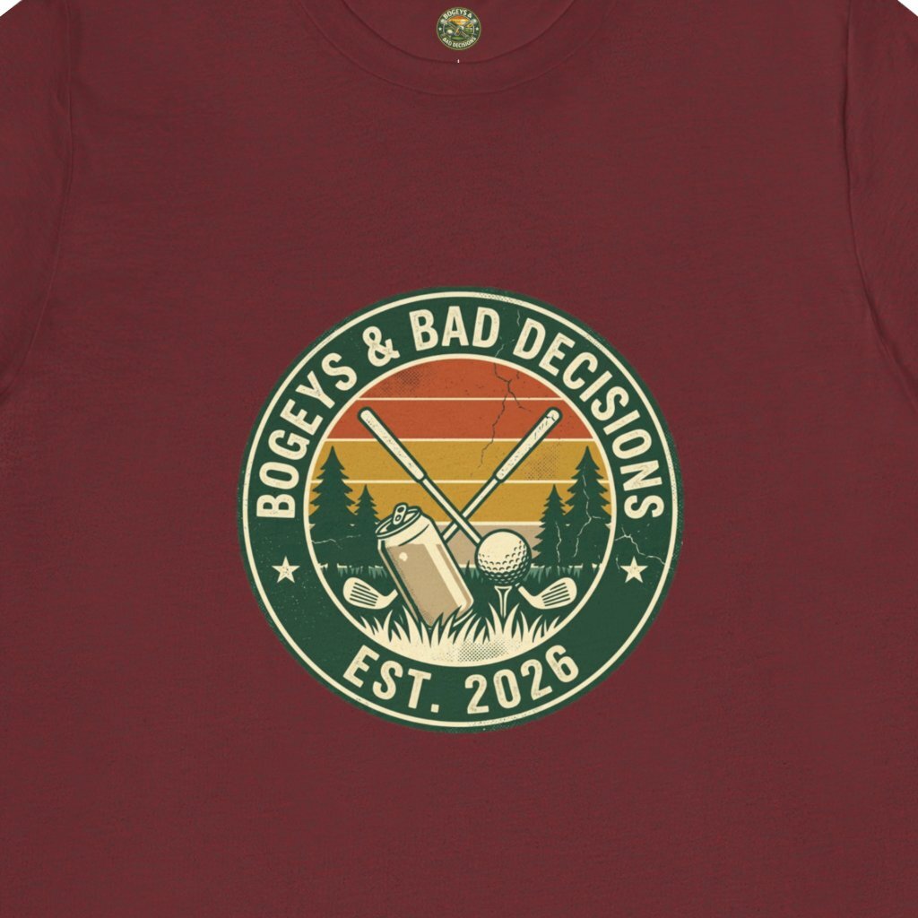 Bogeys & Bad Decisions Logo Tee