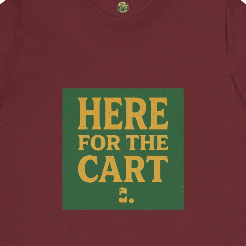 Here For The Cart — Vintage Golf & Beer Tee