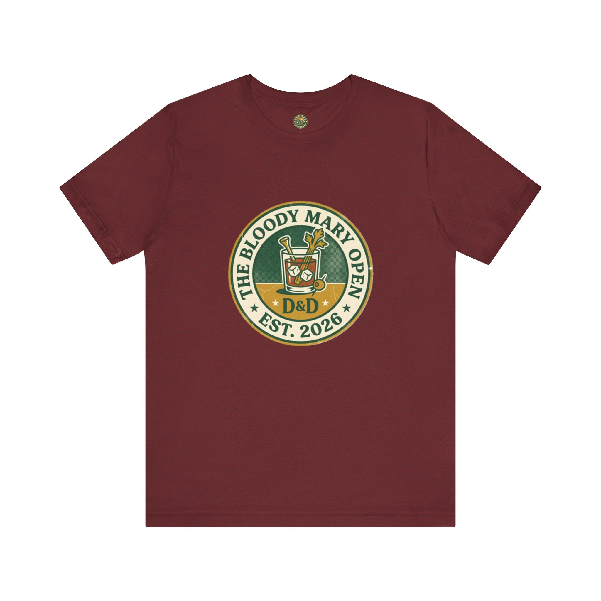 The Bloody Mary Open Tee — Vintage Morning Round Badge