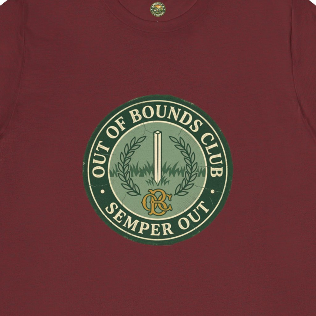 Semper Out Tee - OBC Fake Latin Motto Badge