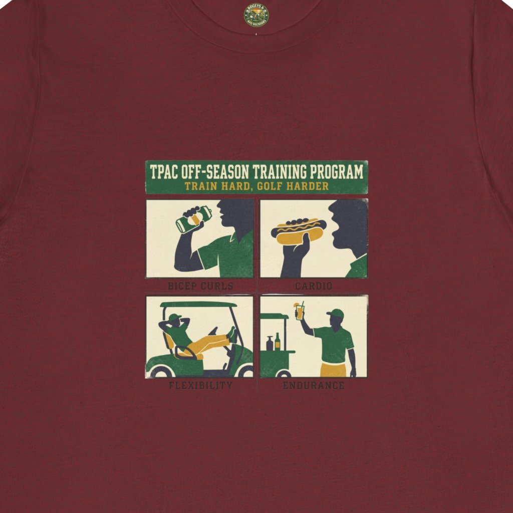 TPAC Off-Season Training tee - Vintage 4-Panel Workout Poster