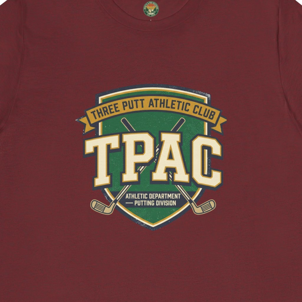 TPAC Athletic Dept Tee — Putting Division Crest
