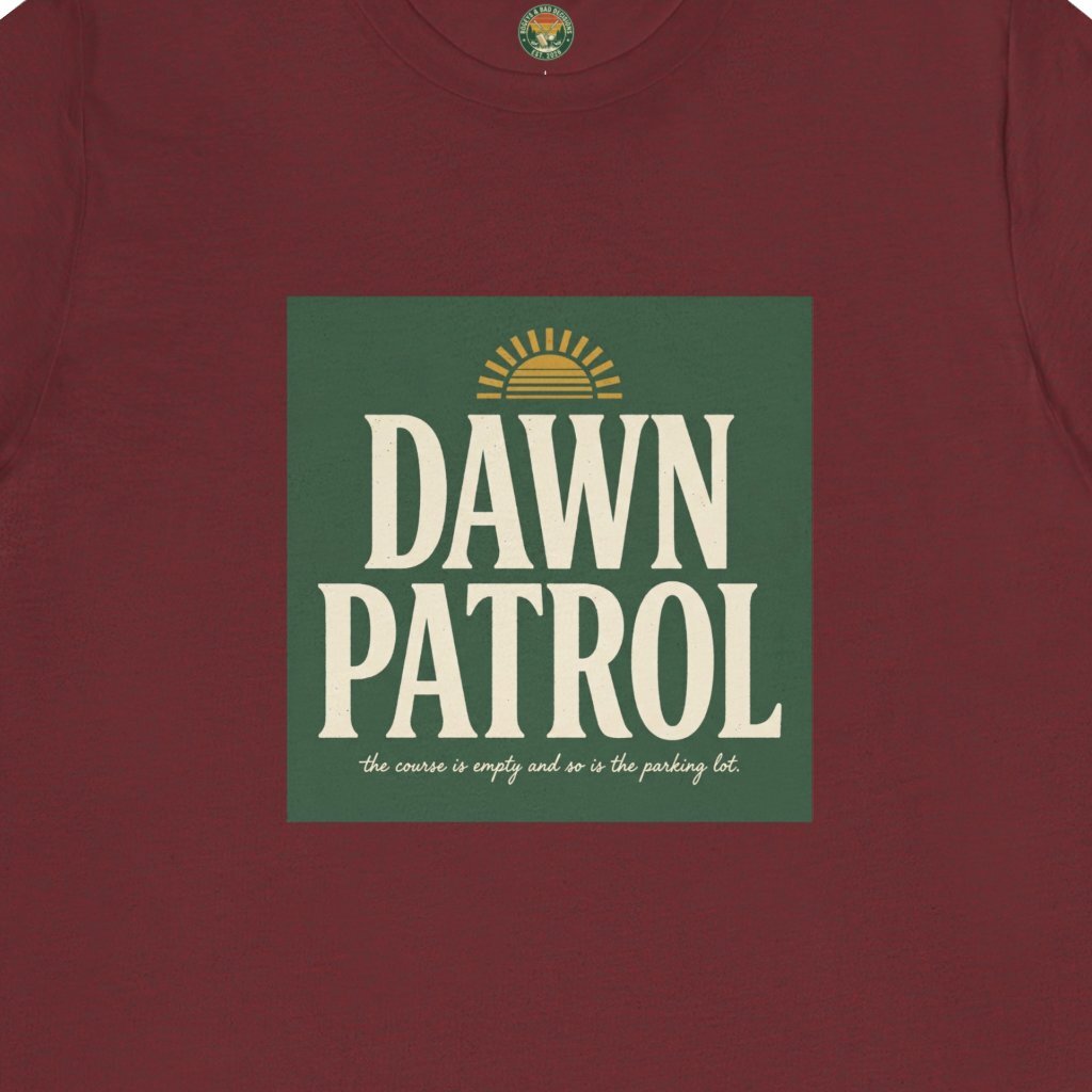Dawn Patrol Tee — Vintage Sunrise Typography