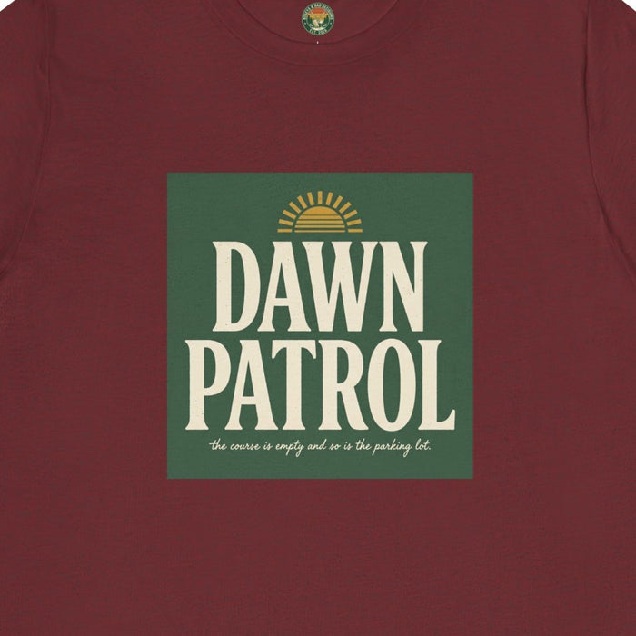 Dawn Patrol Tee — Vintage Sunrise Typography