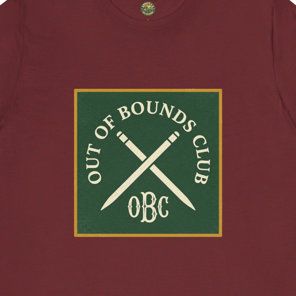 Out of Bounds Club Crossed Stakes Tee