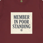 OBC Member In Poor Standing - Vintage Typography