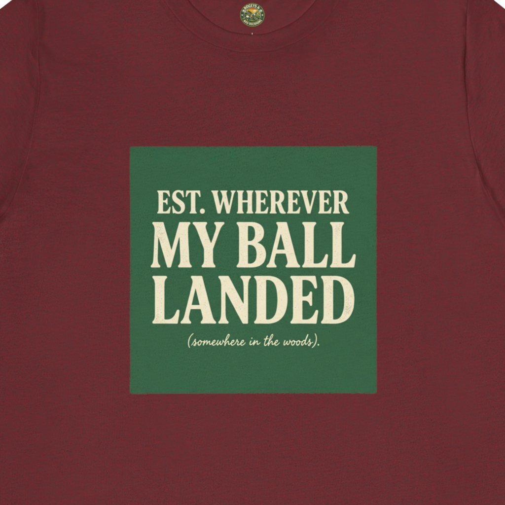 Est. Wherever My Ball Landed — OBC Vintage Golf Tee