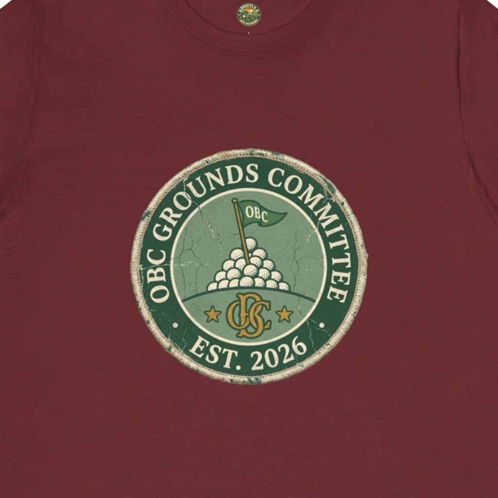 OBC Grounds Committee Tee - Vintage Country Club Badge